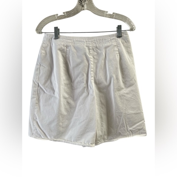 Vintage denim white wrap skirt skort - Picture 3 of 4
